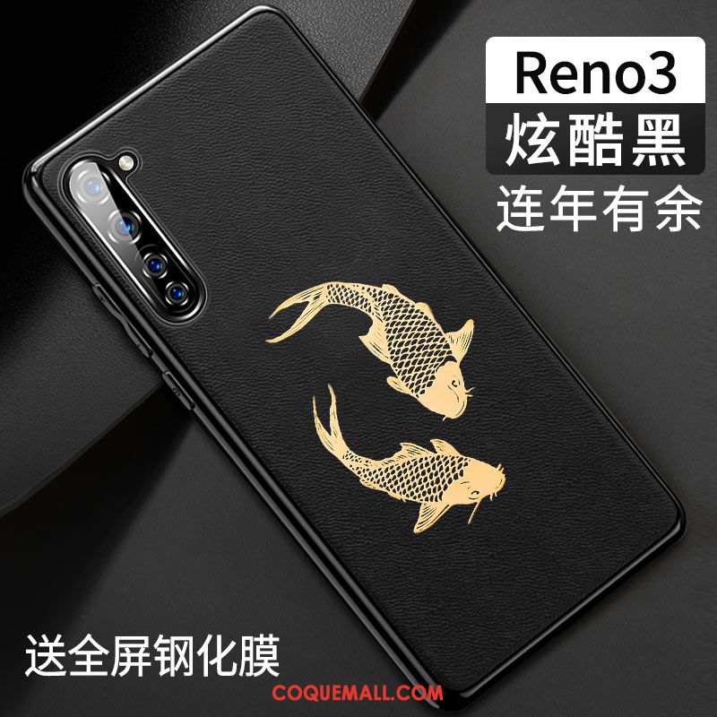 Étui Oppo Reno 3 Vert Nouveau Tout Compris, Coque Oppo Reno 3 Silicone Téléphone Portable