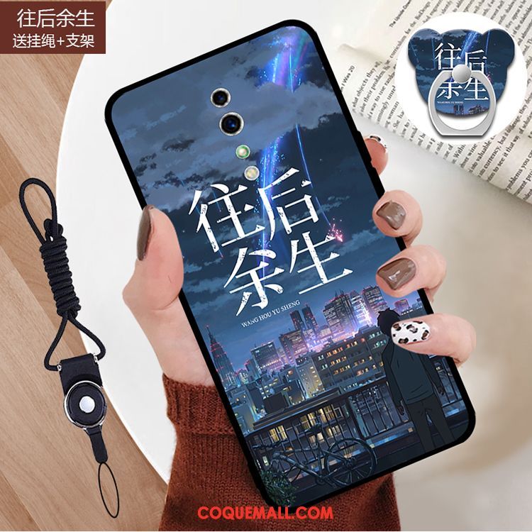 Étui Oppo Reno Z Anneau Incassable Téléphone Portable, Coque Oppo Reno Z Charmant Frais