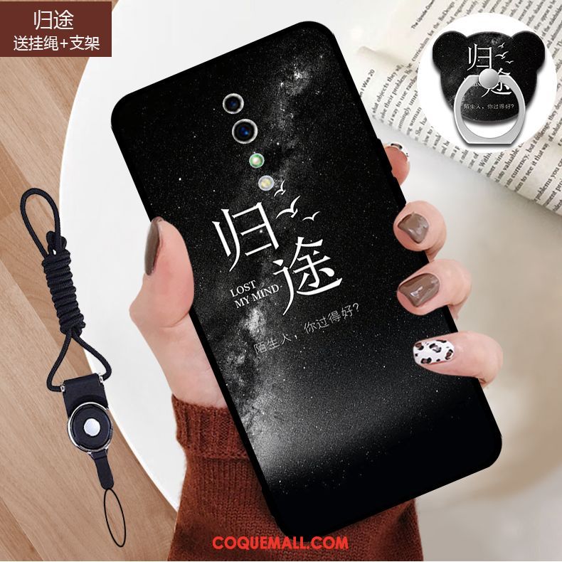 Étui Oppo Reno Z Anneau Incassable Téléphone Portable, Coque Oppo Reno Z Charmant Frais