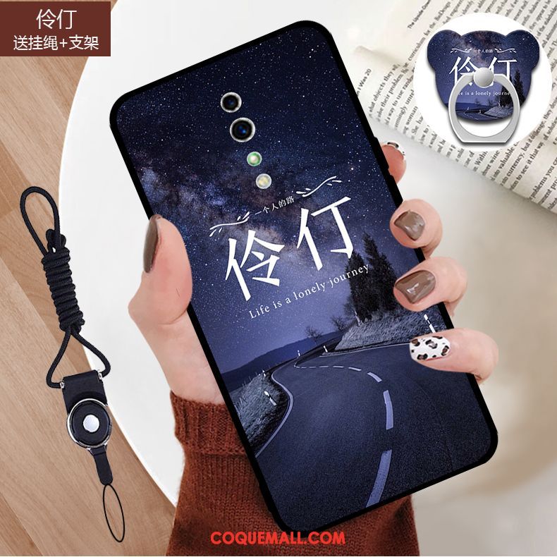 Étui Oppo Reno Z Anneau Incassable Téléphone Portable, Coque Oppo Reno Z Charmant Frais