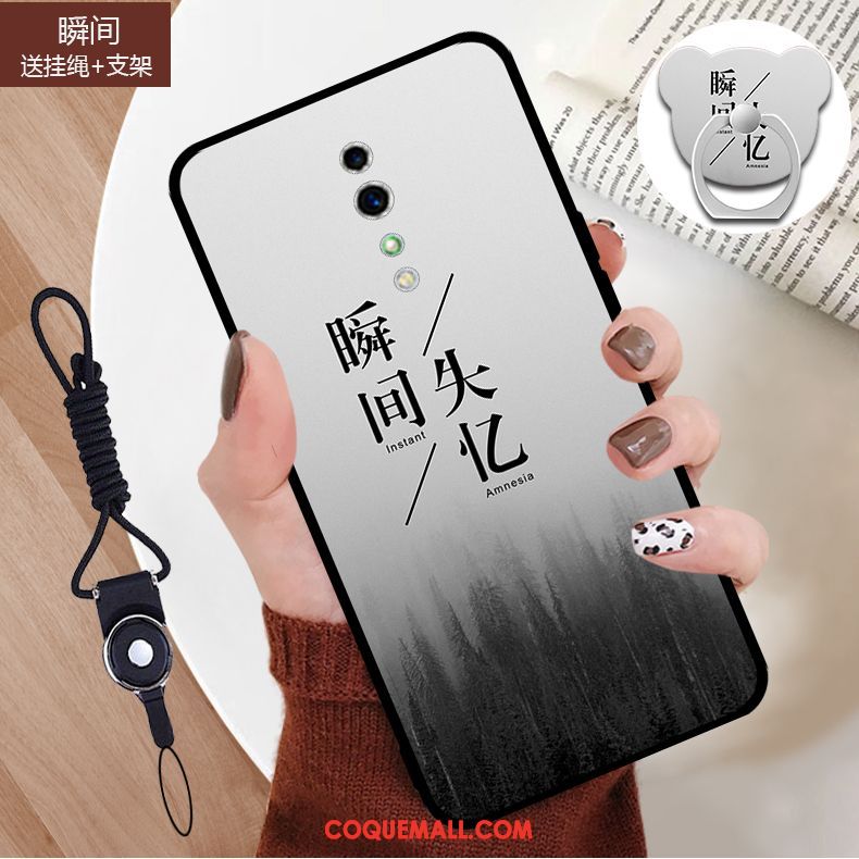 Étui Oppo Reno Z Anneau Incassable Téléphone Portable, Coque Oppo Reno Z Charmant Frais