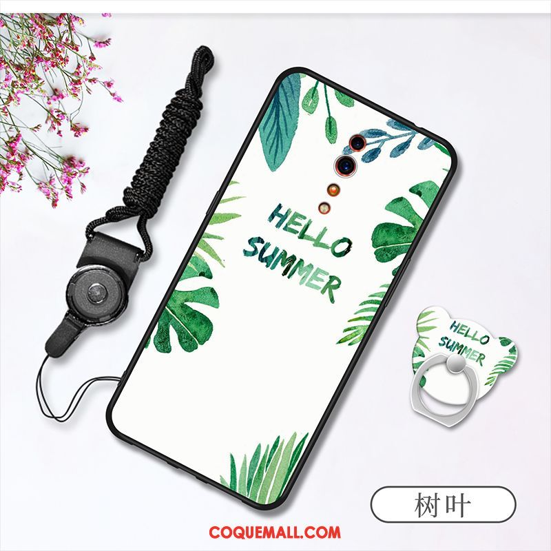 Étui Oppo Reno Z Protection Ornements Suspendus Fluide Doux, Coque Oppo Reno Z Support Téléphone Portable