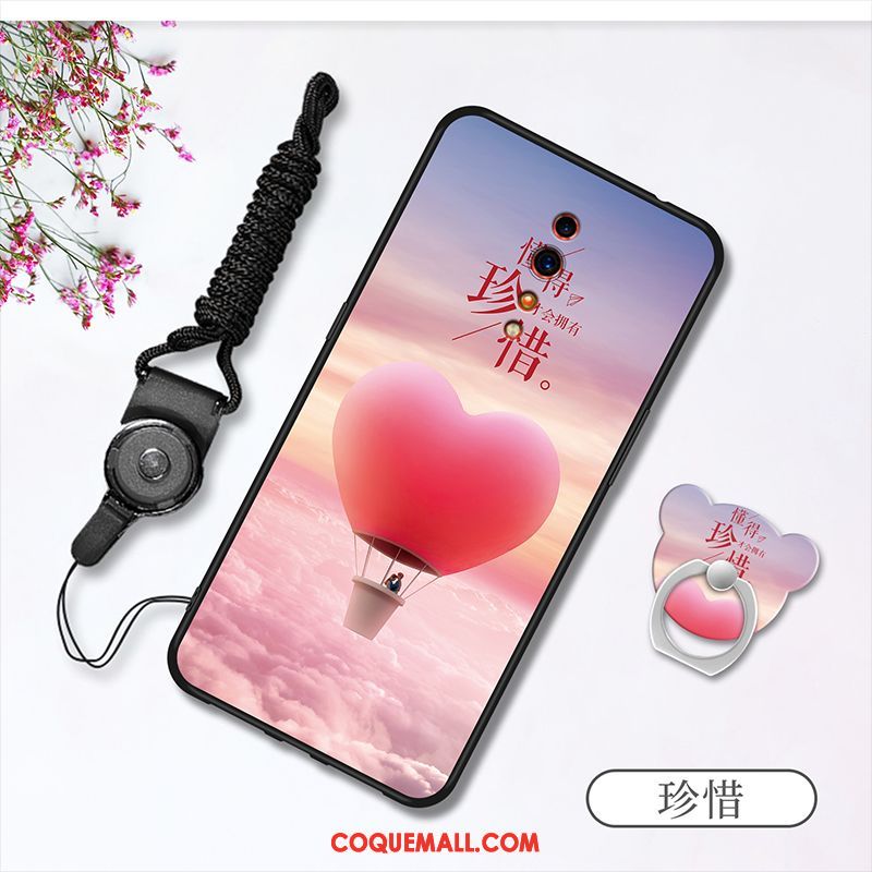 Étui Oppo Reno Z Protection Ornements Suspendus Fluide Doux, Coque Oppo Reno Z Support Téléphone Portable