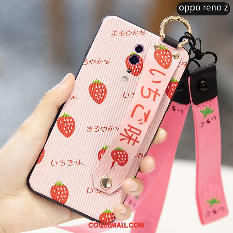 Étui Oppo Reno Z Silicone Incassable Frais, Coque Oppo Reno Z Cœur Tout Compris