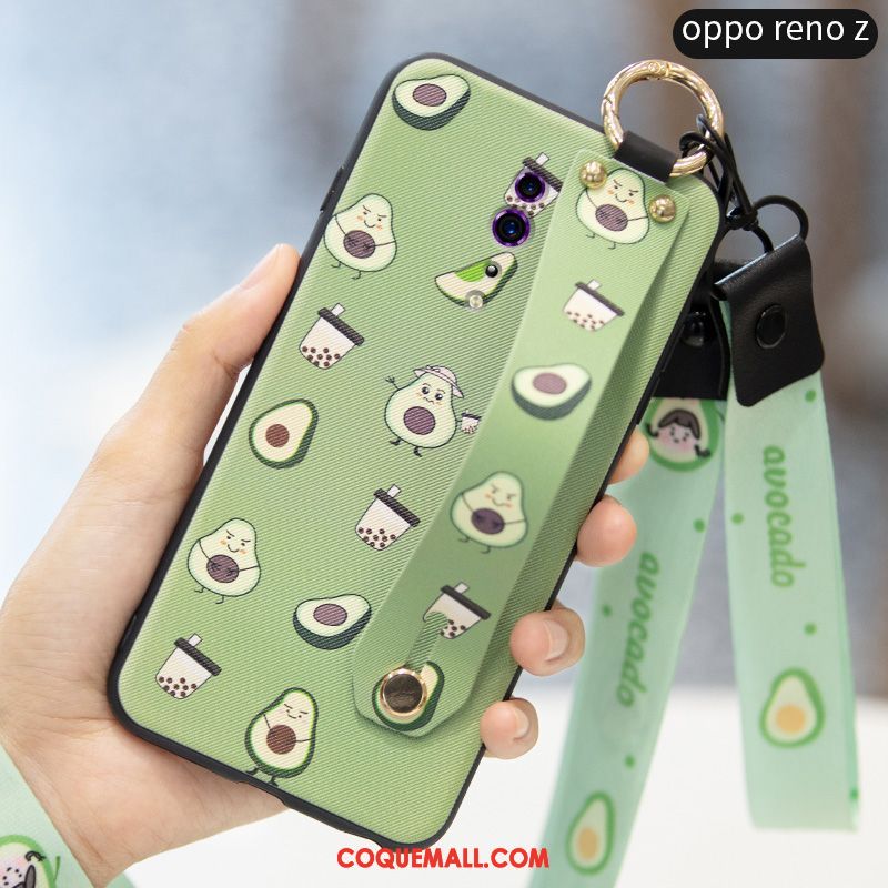 Étui Oppo Reno Z Silicone Incassable Frais, Coque Oppo Reno Z Cœur Tout Compris