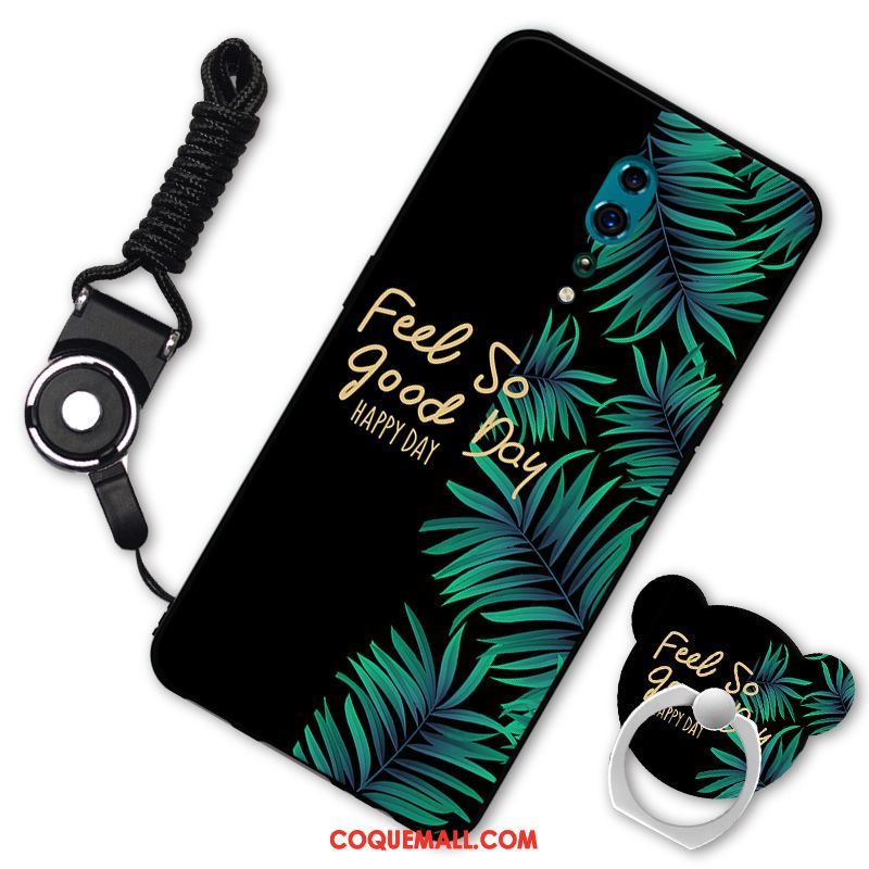 Étui Oppo Reno Z Silicone Support Téléphone Portable, Coque Oppo Reno Z Protection Ornements Suspendus