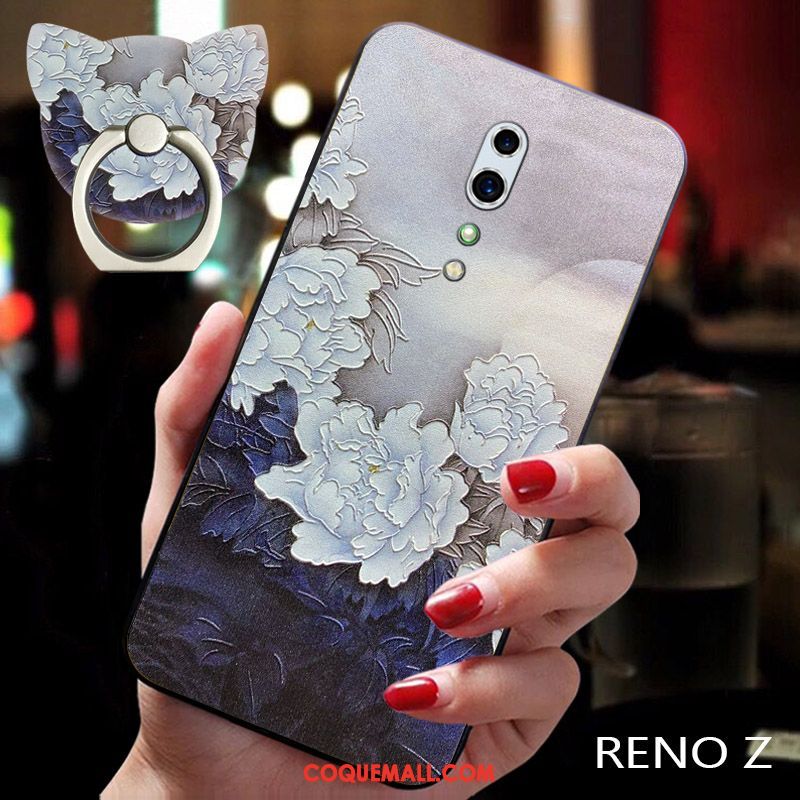 Étui Oppo Reno Z Téléphone Portable Incassable Nouveau, Coque Oppo Reno Z Tendance Style Chinois