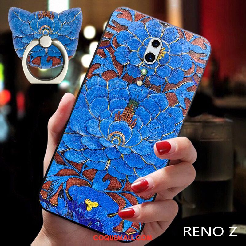 Étui Oppo Reno Z Téléphone Portable Incassable Nouveau, Coque Oppo Reno Z Tendance Style Chinois