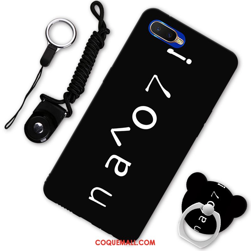 Étui Oppo Rx17 Neo Incassable Noir Fluide Doux, Coque Oppo Rx17 Neo Téléphone Portable