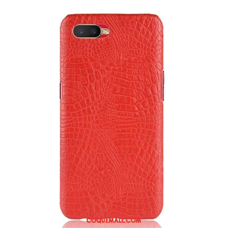 Étui Oppo Rx17 Neo Protection Crocodile Cuir, Coque Oppo Rx17 Neo Modèle Fleurie Bleu