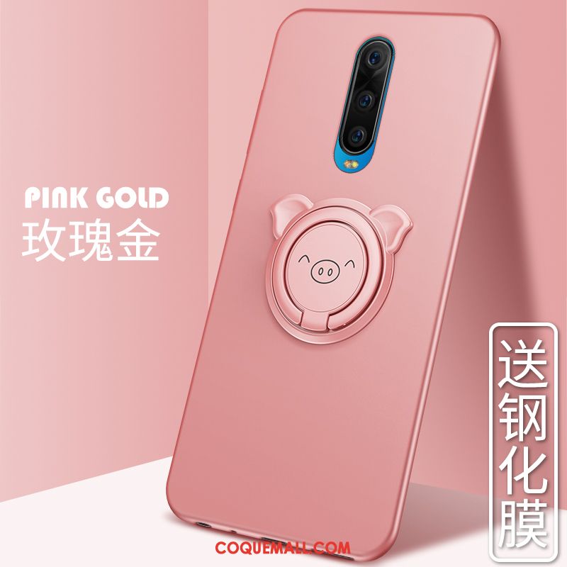 Étui Oppo Rx17 Pro Rose Téléphone Portable Fluide Doux, Coque Oppo Rx17 Pro Tout Compris Protection