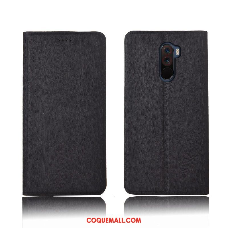 Étui Pocophone F1 Clamshell Téléphone Portable Fluide Doux, Coque Pocophone F1 Protection Nouveau Braun Beige