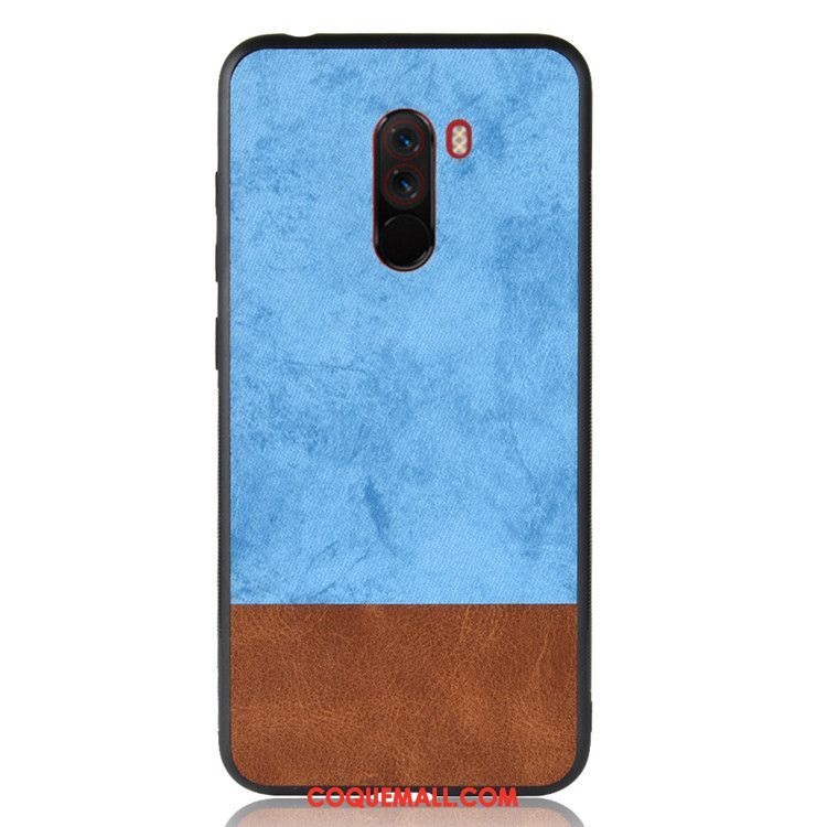 Étui Pocophone F1 Créatif Couture Couleurs Petit, Coque Pocophone F1 Tout Compris Protection Beige