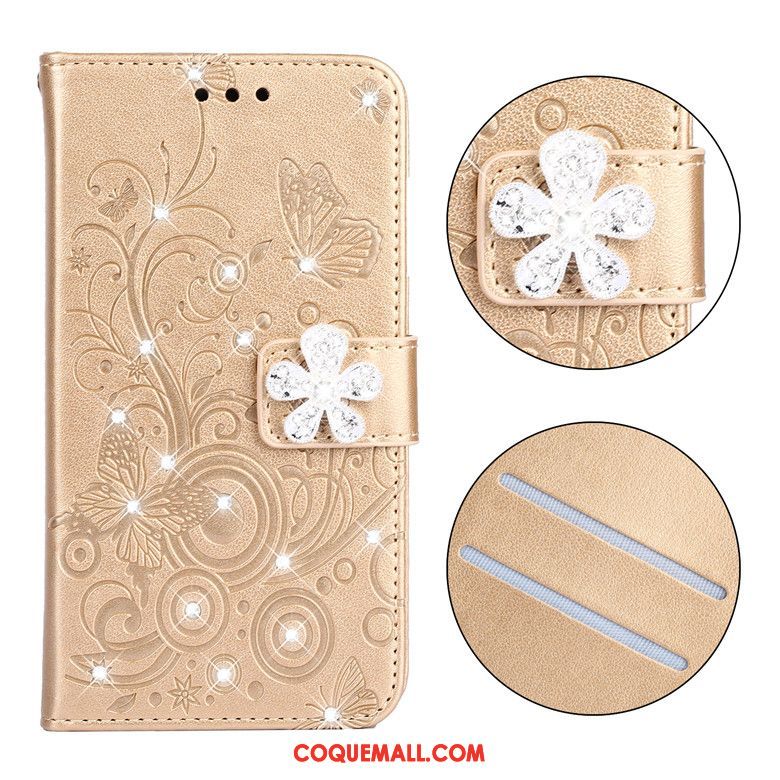 Étui Pocophone F1 Incassable Or Petit, Coque Pocophone F1 Téléphone Portable Étui En Cuir Beige