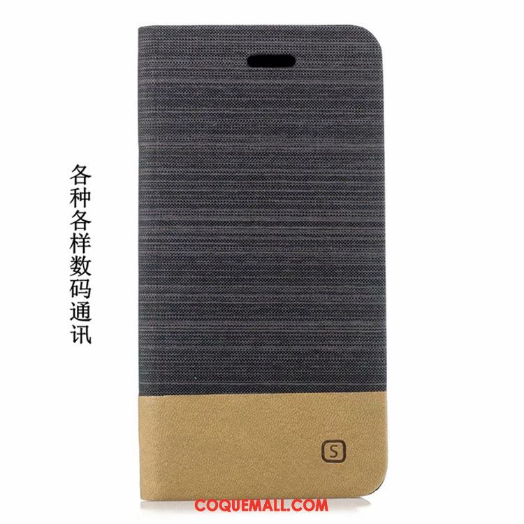 Étui Pocophone F1 Petit Téléphone Portable Bleu, Coque Pocophone F1 Étui En Cuir Beige