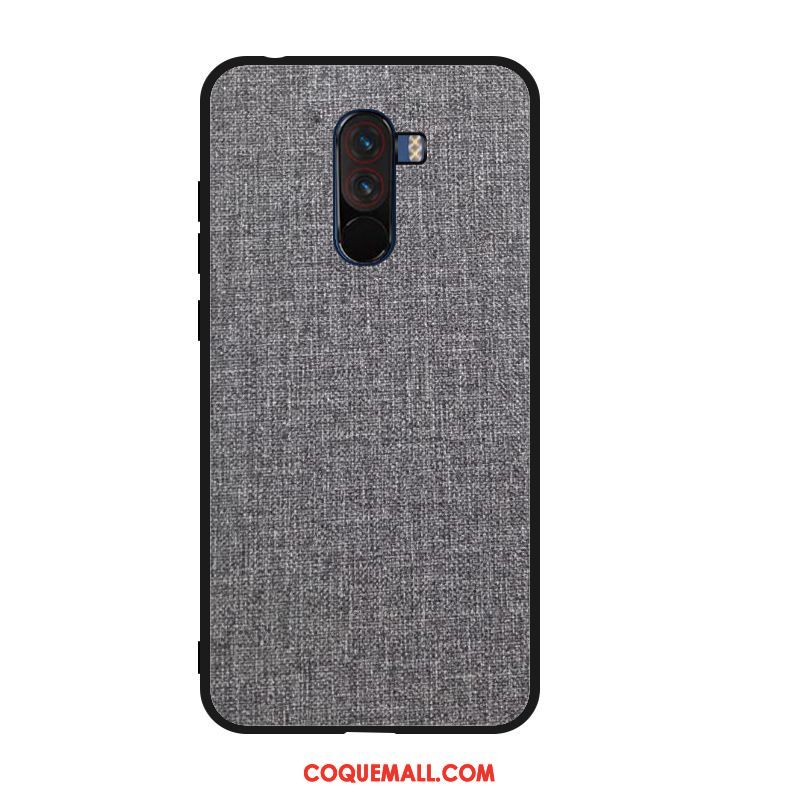 Étui Pocophone F1 Protection Nouveau Petit, Coque Pocophone F1 Fluide Doux Téléphone Portable Beige