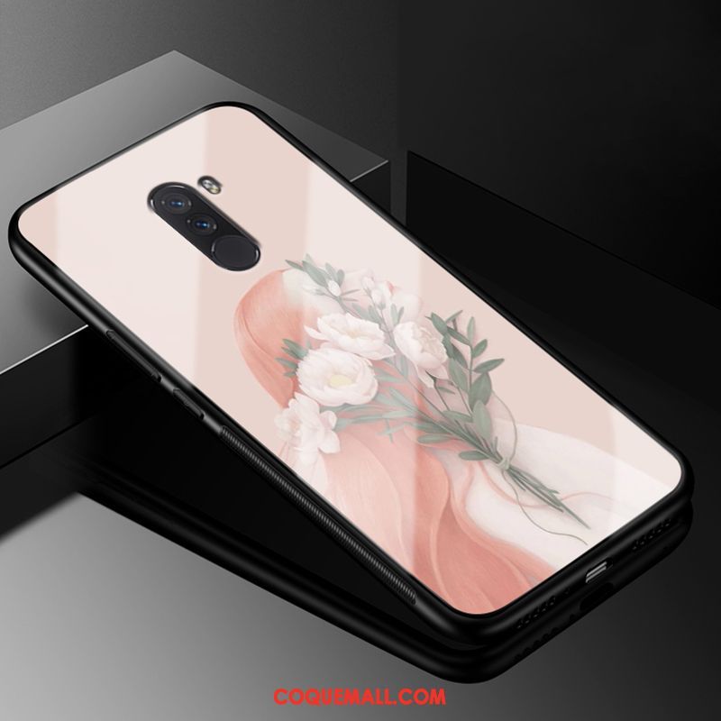 Étui Pocophone F1 Simple Blanc Petit, Coque Pocophone F1 Protection Incassable Beige