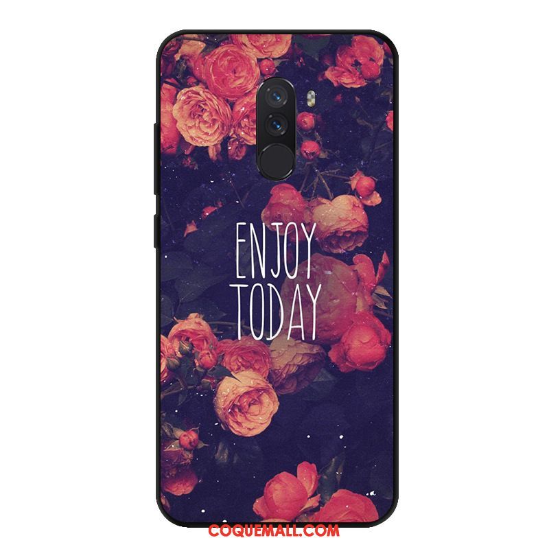 Étui Pocophone F1 Vert Petit Incassable, Coque Pocophone F1 Noir Fluide Doux Beige