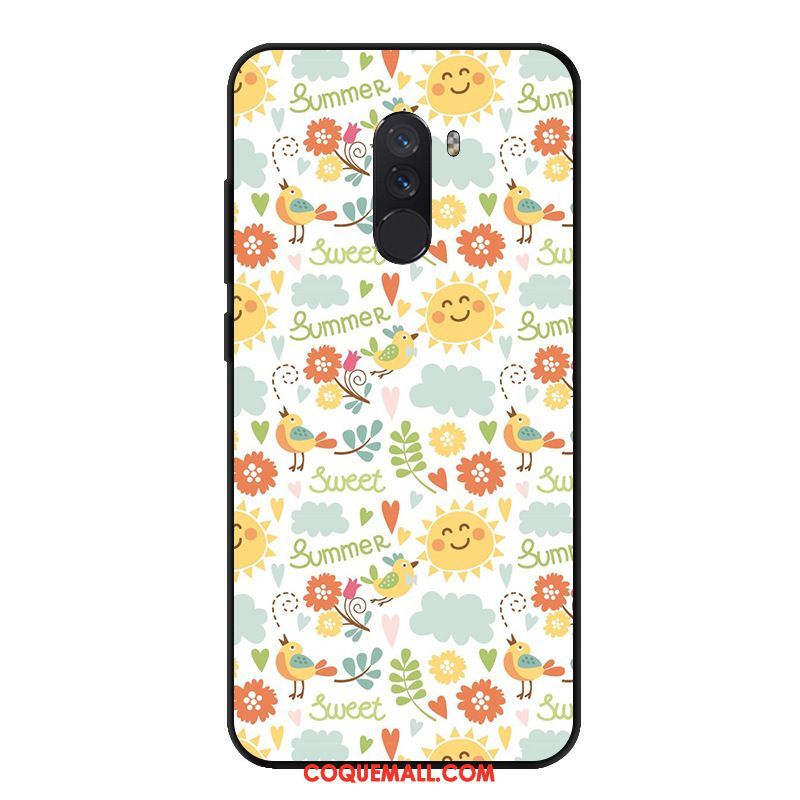 Étui Pocophone F1 Vert Petit Incassable, Coque Pocophone F1 Noir Fluide Doux Beige