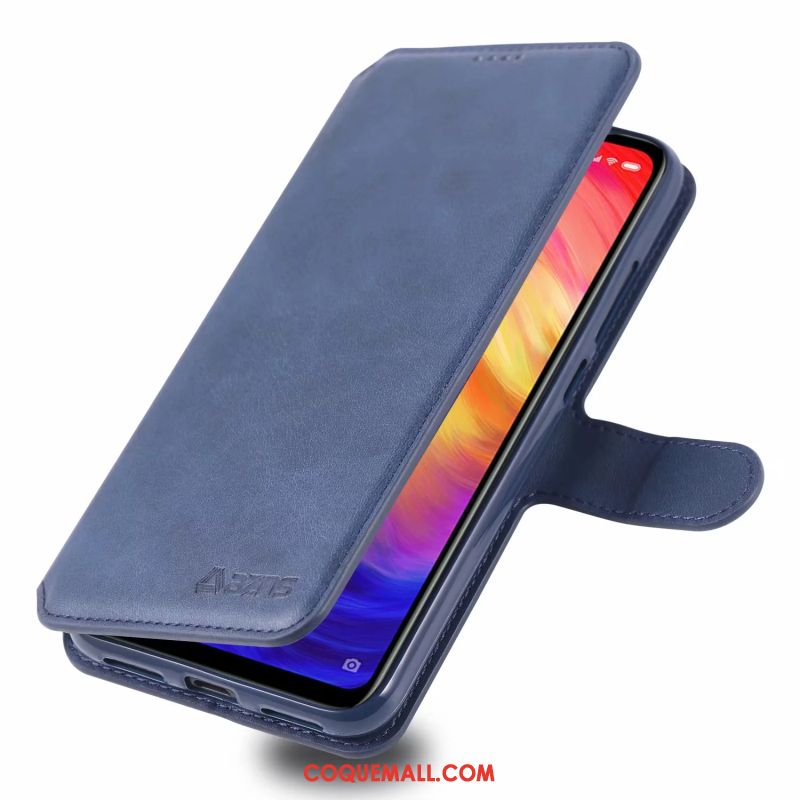 Étui Redmi 7 En Cuir Téléphone Portable Support, Coque Redmi 7 Ornements Suspendus Silicone Beige