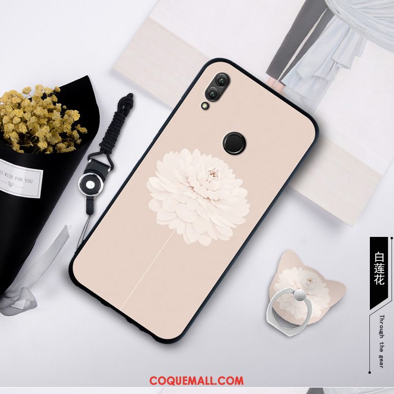 Étui Redmi 7 Incassable Amoureux Dessin Animé, Coque Redmi 7 Personnalité Nouveau Beige