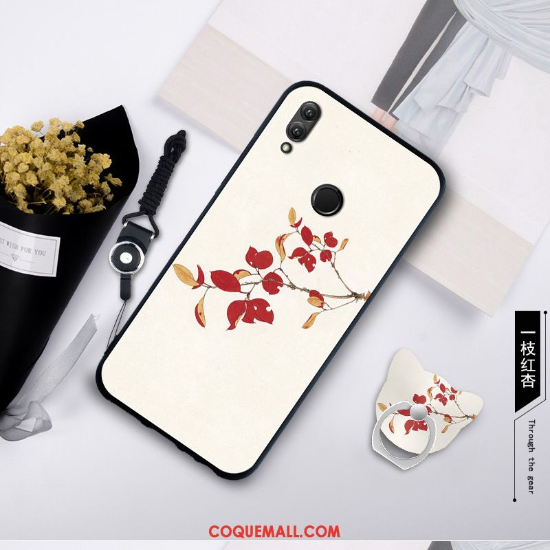 Étui Redmi 7 Incassable Amoureux Dessin Animé, Coque Redmi 7 Personnalité Nouveau Beige