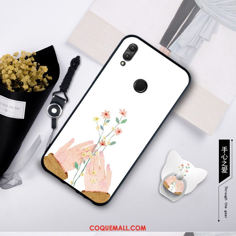 Étui Redmi 7 Incassable Amoureux Dessin Animé, Coque Redmi 7 Personnalité Nouveau Beige