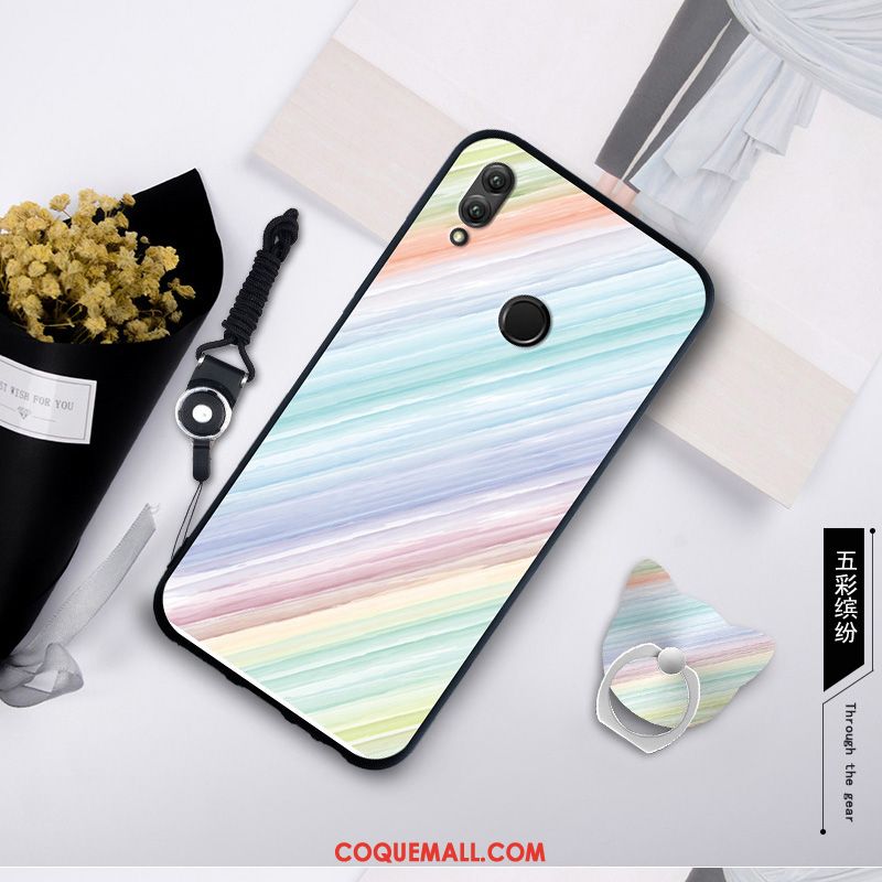 Étui Redmi 7 Incassable Amoureux Dessin Animé, Coque Redmi 7 Personnalité Nouveau Beige