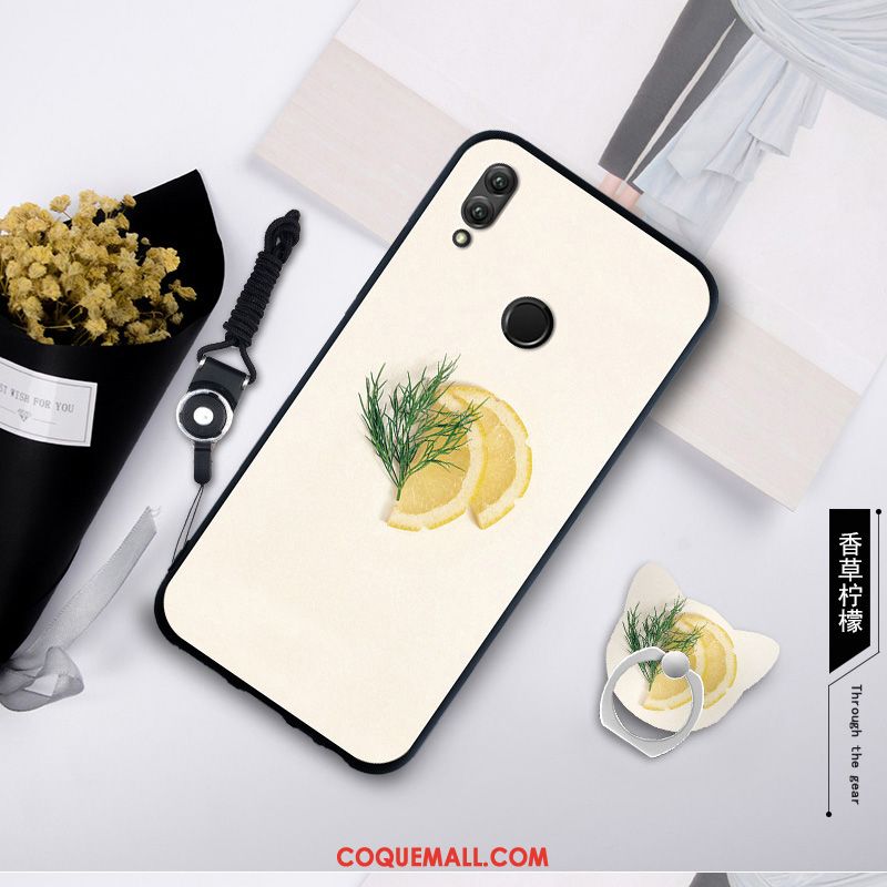 Étui Redmi 7 Incassable Amoureux Dessin Animé, Coque Redmi 7 Personnalité Nouveau Beige