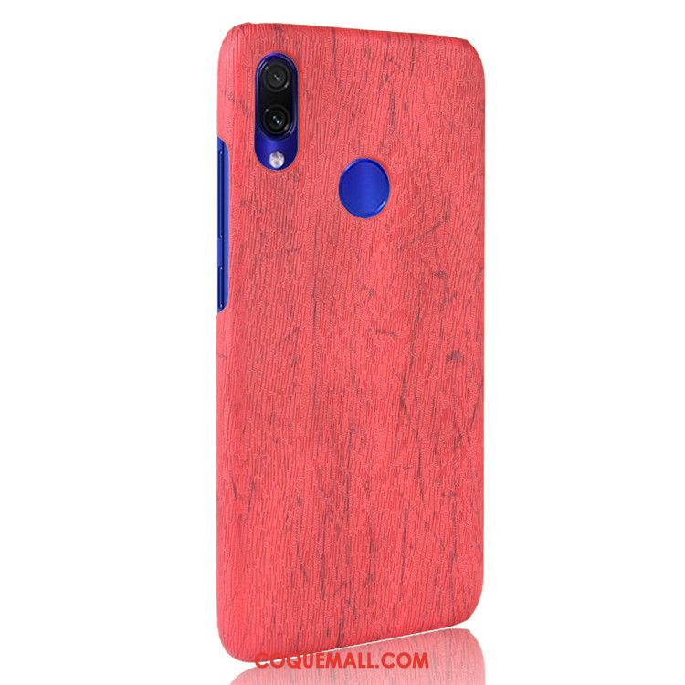 Étui Redmi 7 Protection Grain De Bois Téléphone Portable, Coque Redmi 7 Qualité Violet Beige