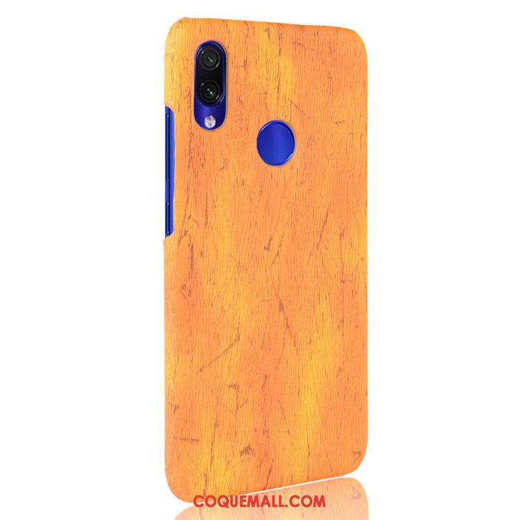 Étui Redmi 7 Protection Grain De Bois Téléphone Portable, Coque Redmi 7 Qualité Violet Beige