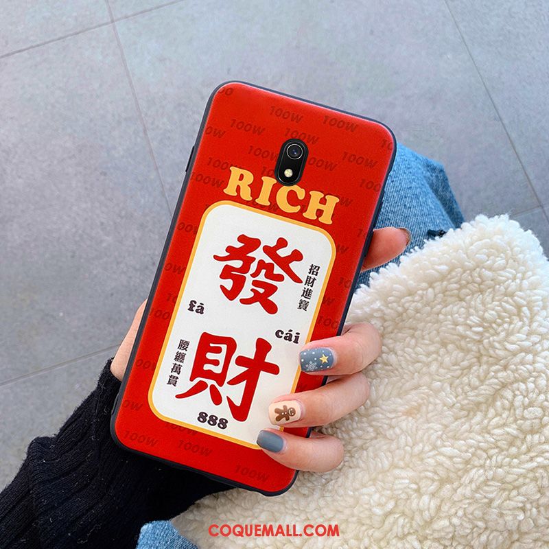 Étui Redmi 8a Dessin Animé Incassable Téléphone Portable, Coque Redmi 8a Amoureux Fluide Doux Beige