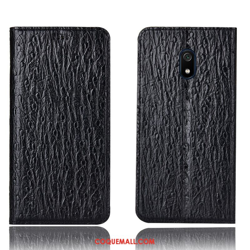 Étui Redmi 8a Incassable Téléphone Portable Tout Compris, Coque Redmi 8a Modèle Fleurie Oiseau Beige