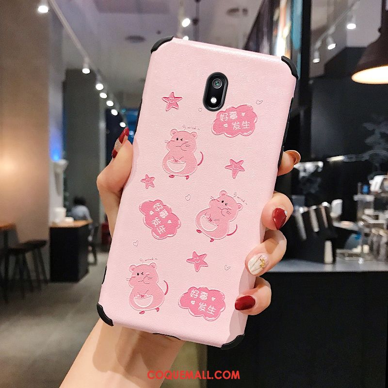 Étui Redmi 8a Membrane Tendance Charmant, Coque Redmi 8a Téléphone Portable Créatif Beige