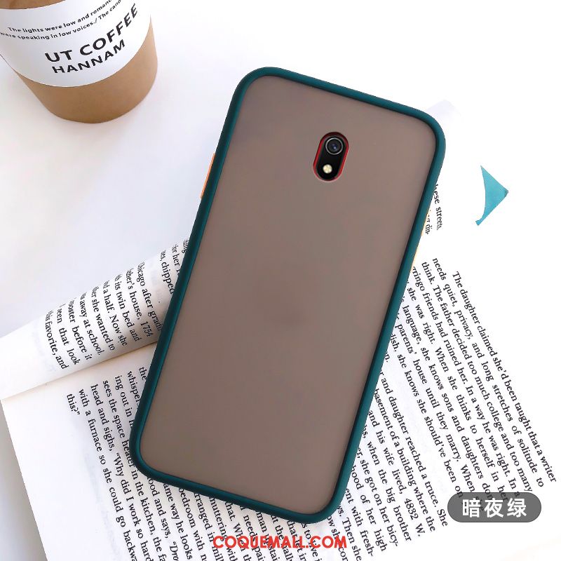 Étui Redmi 8a Mode Fluide Doux Tendance, Coque Redmi 8a Net Rouge Légères Beige