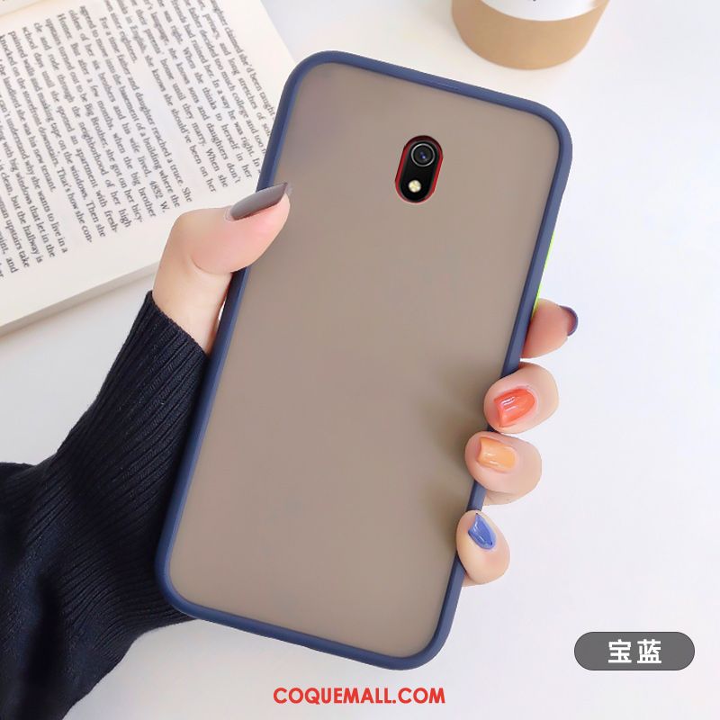 Étui Redmi 8a Mode Fluide Doux Tendance, Coque Redmi 8a Net Rouge Légères Beige