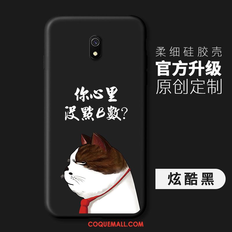 Étui Redmi 8a Mode Net Rouge Fluide Doux, Coque Redmi 8a Tendance Protection Beige