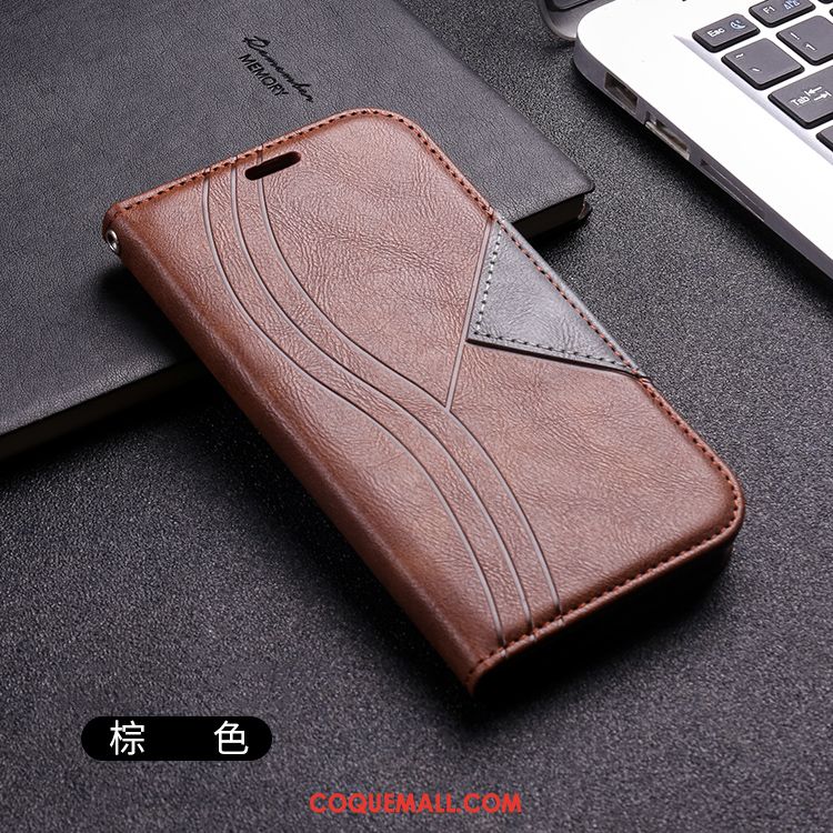 Étui Redmi 9 Luxe Gris Tendance, Coque Redmi 9 Fluide Doux Incassable Beige