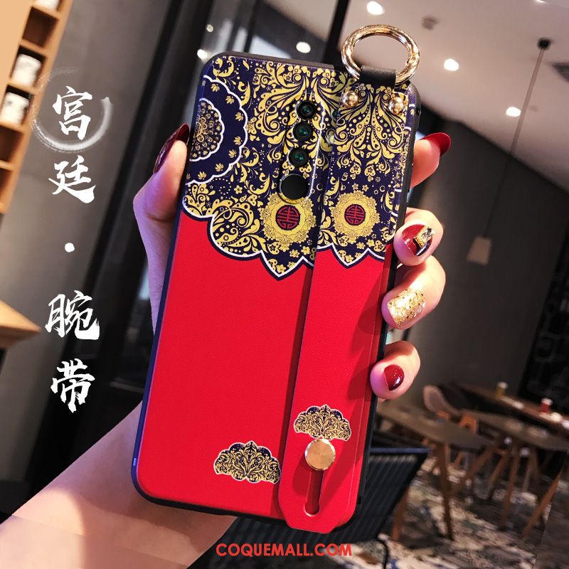 Étui Redmi 9 Petit Palais Incassable, Coque Redmi 9 Tout Compris Rouge Beige