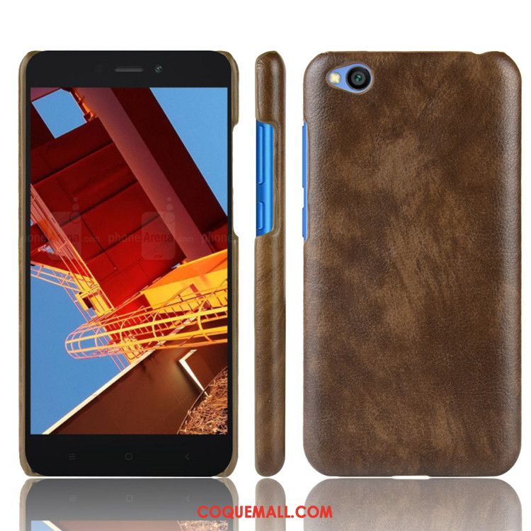 Étui Redmi Go Créatif Rouge Cuir, Coque Redmi Go Difficile Modèle Fleurie Braun Beige