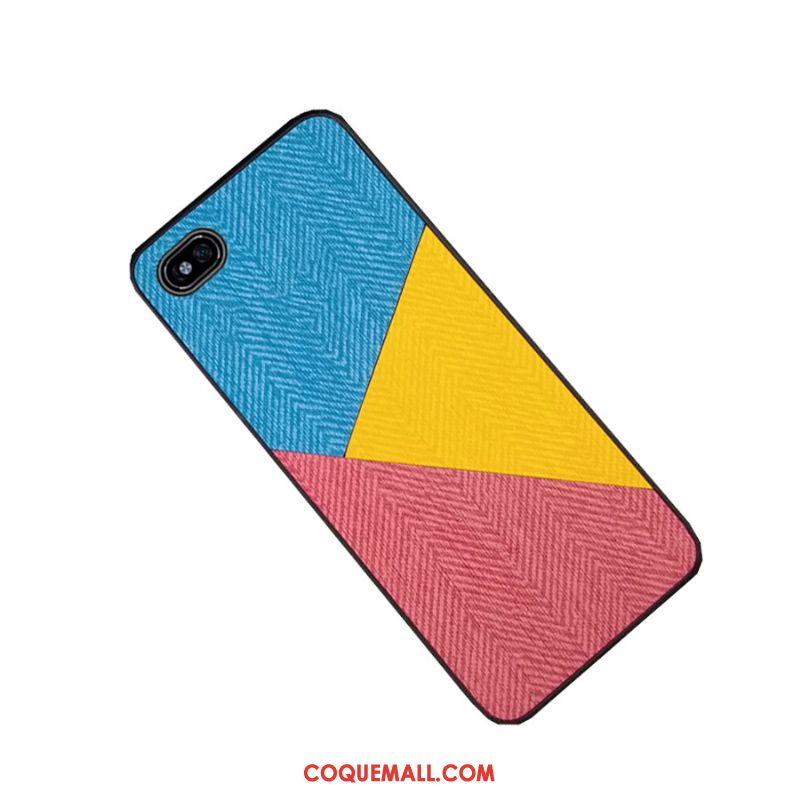 Étui Redmi Go Téléphone Portable Épissure Protection, Coque Redmi Go Bleu Multicolore Beige