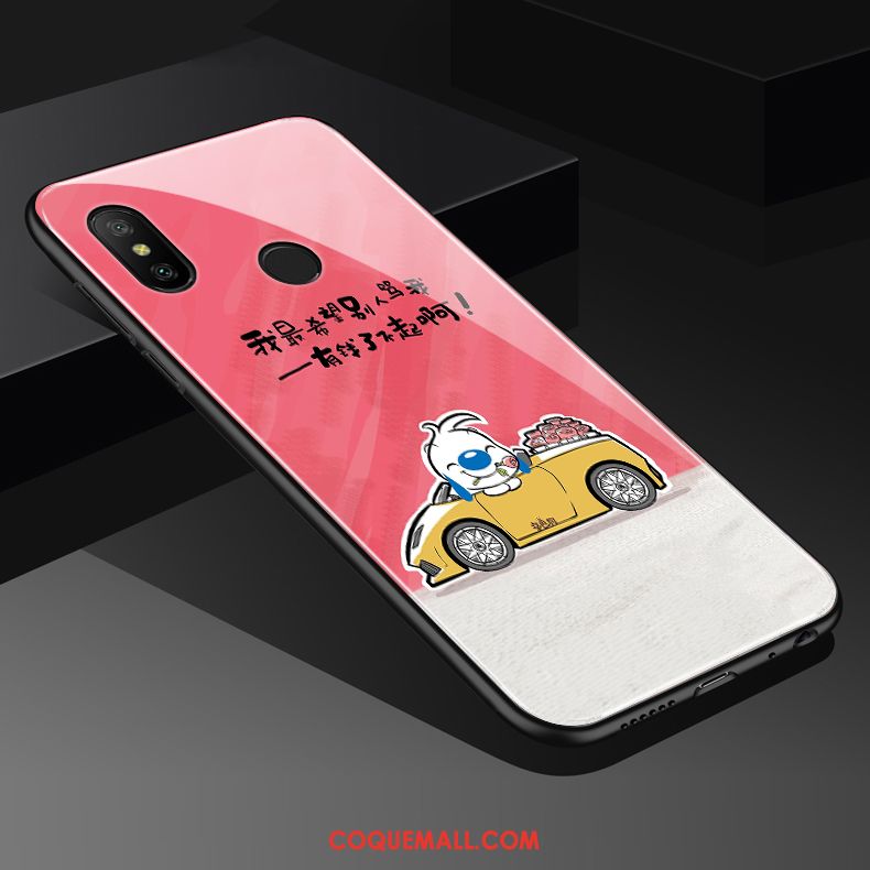 Étui Redmi Note 6 Pro Charmant Dessin Animé Marque De Tendance, Coque Redmi Note 6 Pro Incassable Chiens Beige