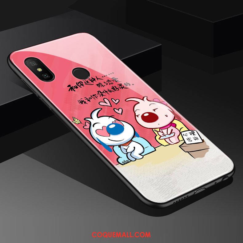 Étui Redmi Note 6 Pro Charmant Dessin Animé Marque De Tendance, Coque Redmi Note 6 Pro Incassable Chiens Beige