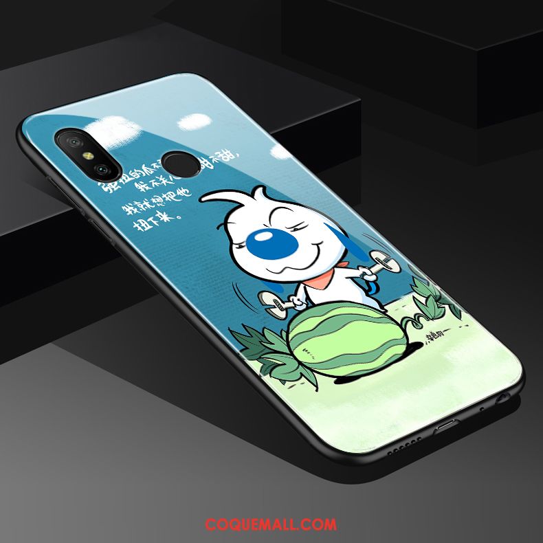 Étui Redmi Note 6 Pro Charmant Dessin Animé Marque De Tendance, Coque Redmi Note 6 Pro Incassable Chiens Beige