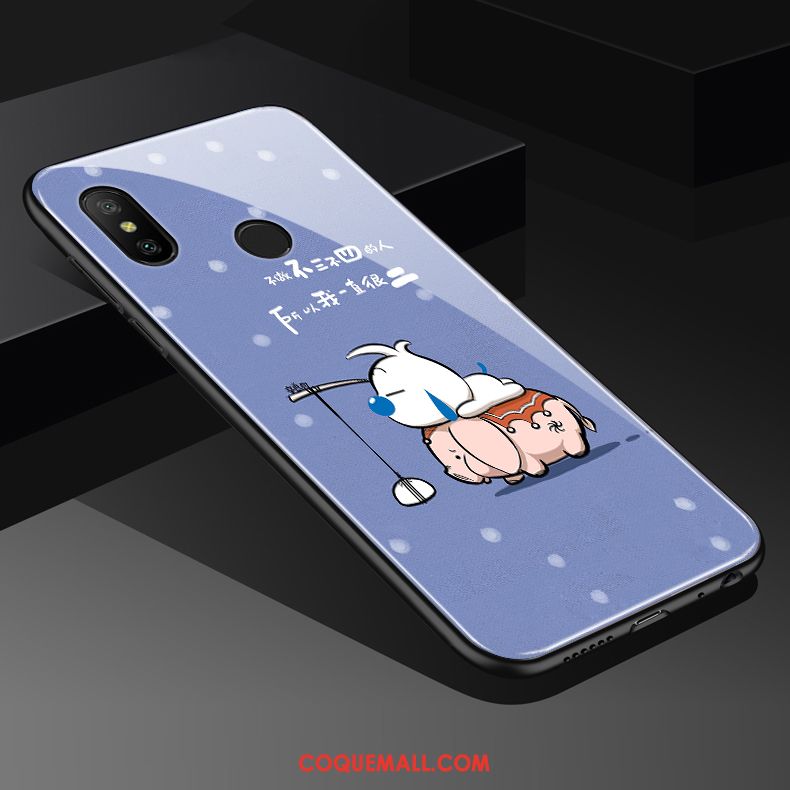 Étui Redmi Note 6 Pro Charmant Dessin Animé Marque De Tendance, Coque Redmi Note 6 Pro Incassable Chiens Beige