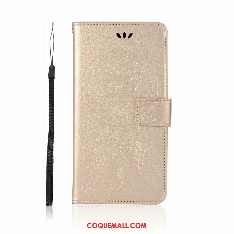 Étui Redmi Note 6 Pro Or En Cuir Protection, Coque Redmi Note 6 Pro Rouge Téléphone Portable Beige