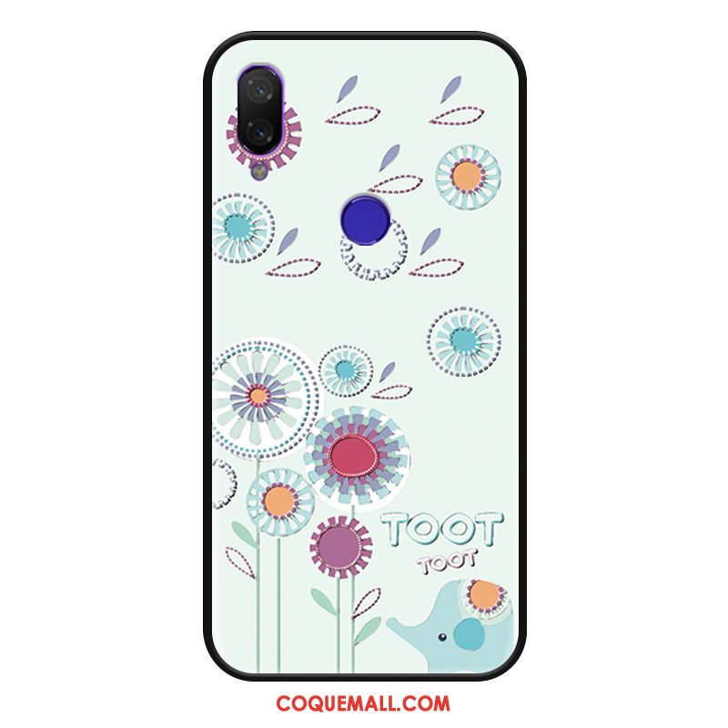 Étui Redmi Note 7 Cœur Incassable Rose, Coque Redmi Note 7 Rouge Protection Beige