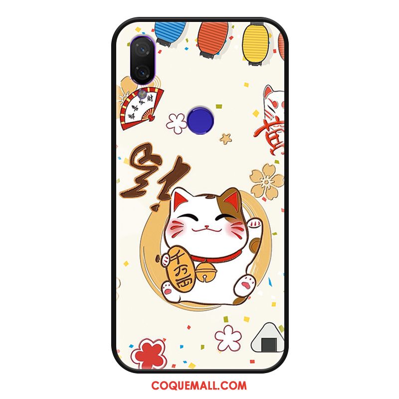 Étui Redmi Note 7 De Fête Dessin Animé Tout Compris, Coque Redmi Note 7 Téléphone Portable Rouge Beige