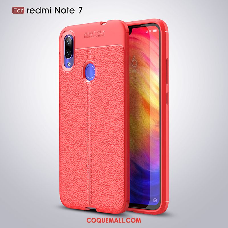 Étui Redmi Note 7 Fluide Doux Gris Téléphone Portable, Coque Redmi Note 7 Protection Tendance Beige