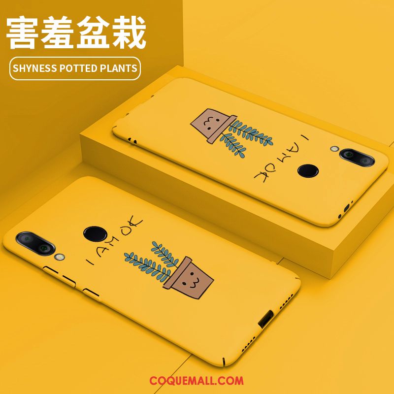 Étui Redmi Note 7 Or Dessin Animé Tout Compris, Coque Redmi Note 7 Bleu Personnalité Beige